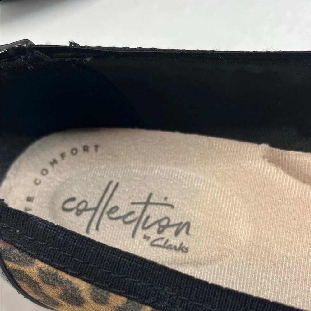 Leopard Print Women's Flats with Black Accents